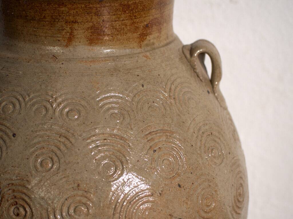 Ancient Chinese glazed stoneware vase – China, circa 1900