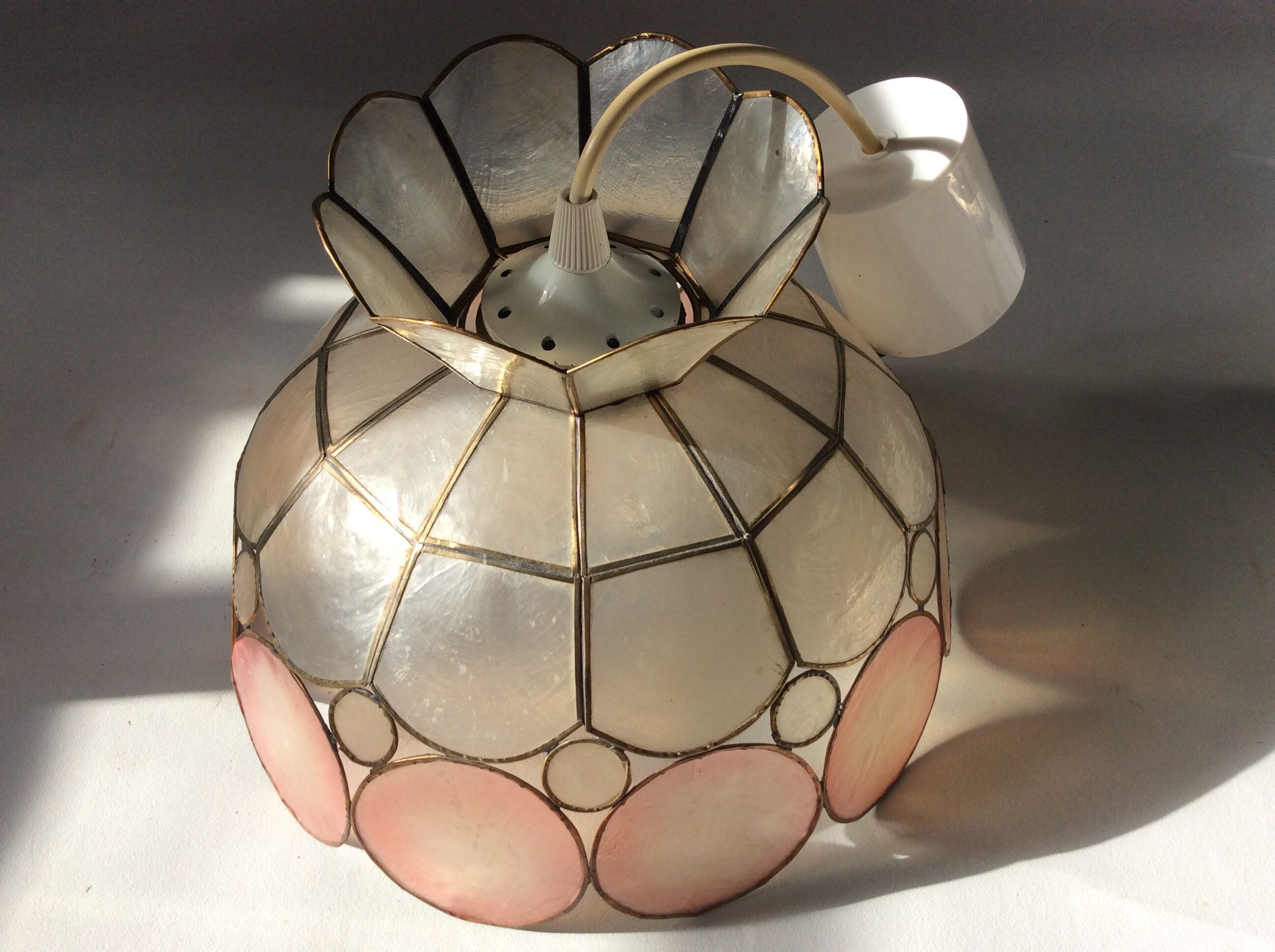 Hanging in vintage mother-of-pearl