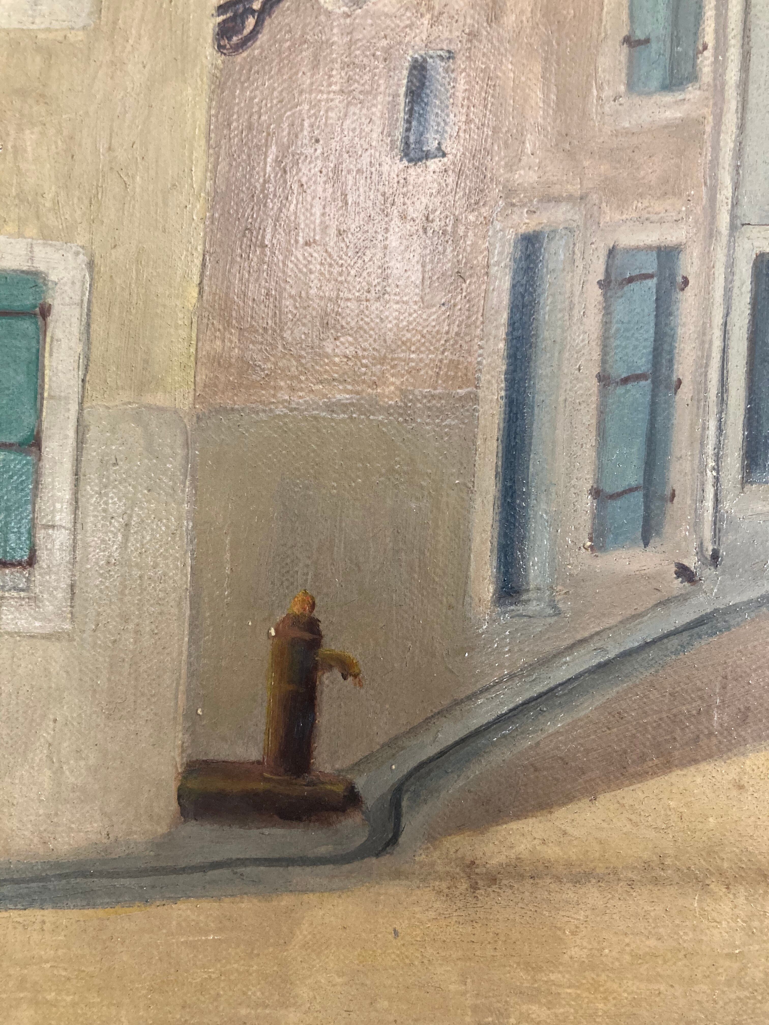 Huile sur panneau