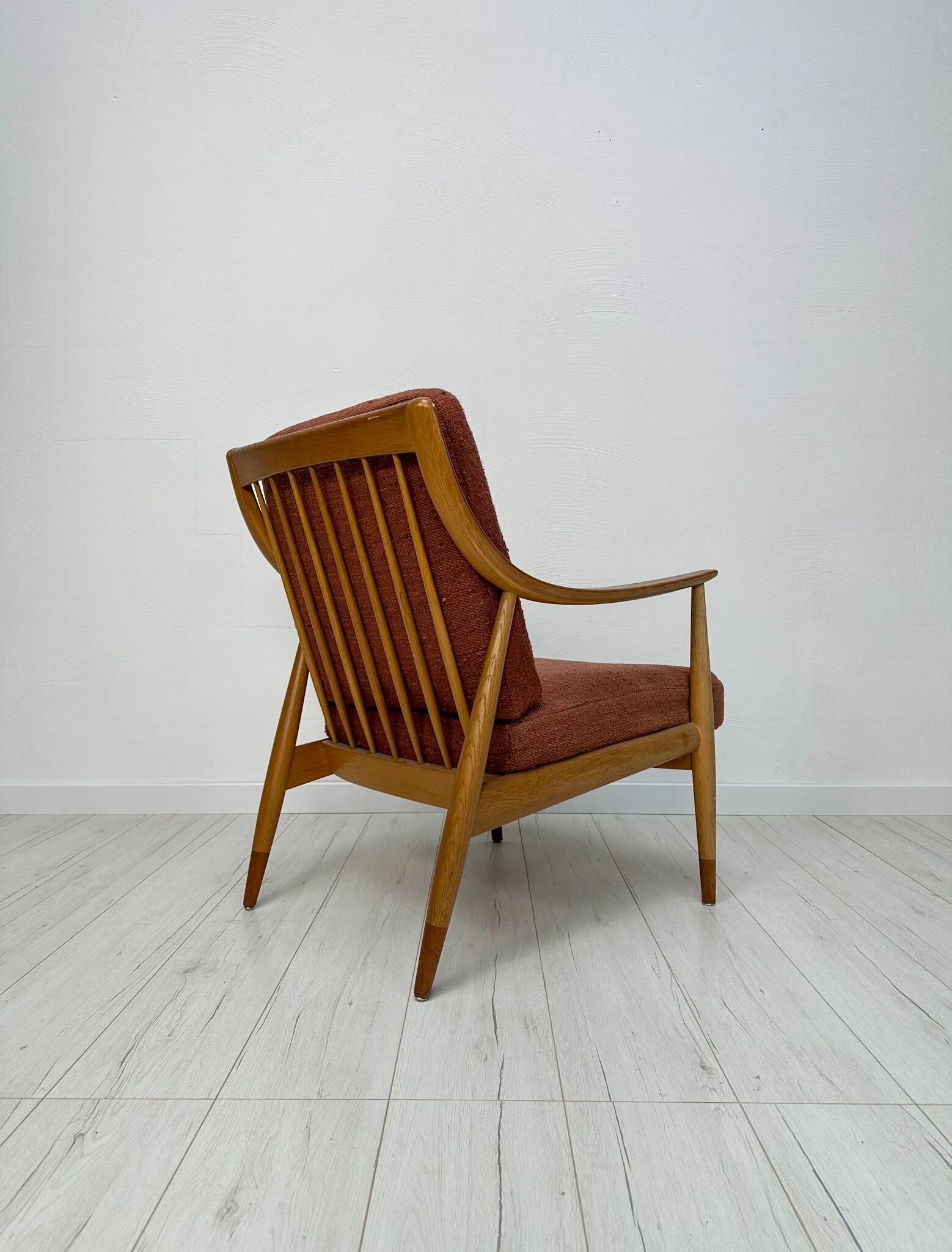 1950s Vintage Danish Oak Armchair FD 145 by Peter Hvidt & Orla Mølgaard Nielsen