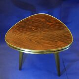 2 vintage 1970s tripod tables