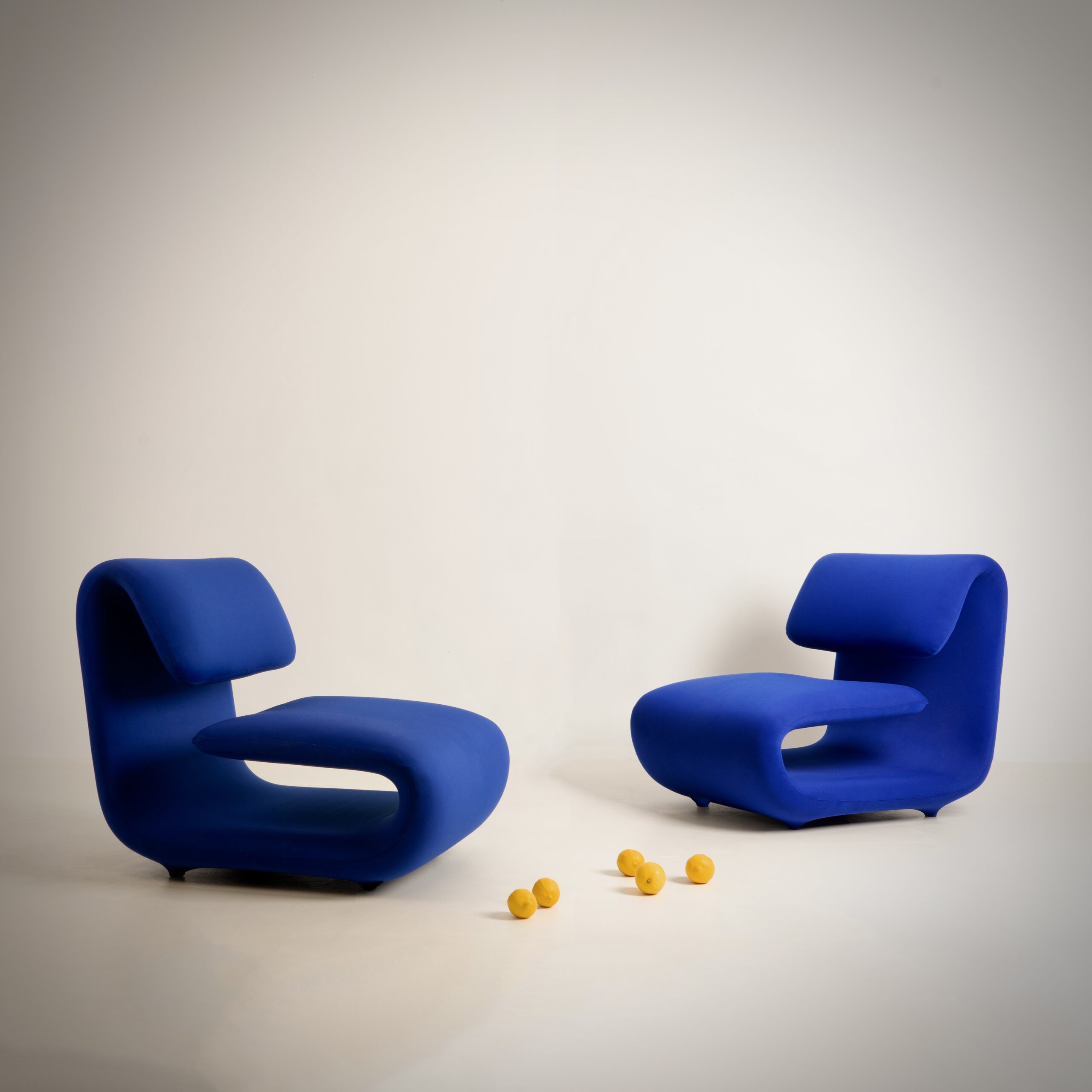 Etienne Henri Martin, 2 armchairs 1500, TFM, circa 1964