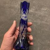 Vase cristal gravé