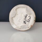 Pale green ceramic roller vase