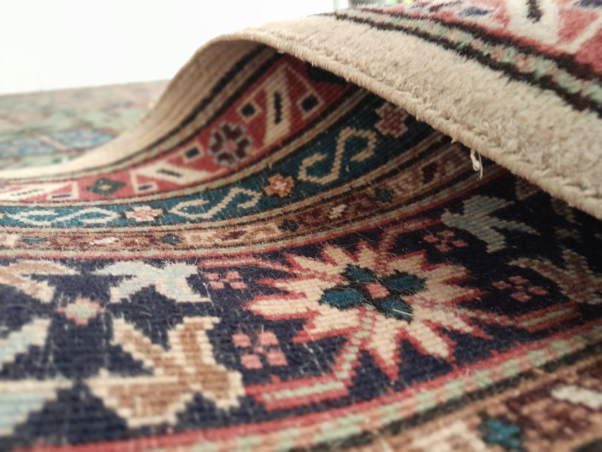 Handmade Caucasian rug 263x158cm