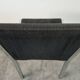 Set of 6 chairs Italian chrome and velvet black 70s