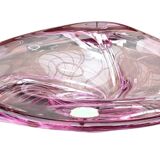 Val Saint-Lambert crystal centrepiece – Wave model circa 1950