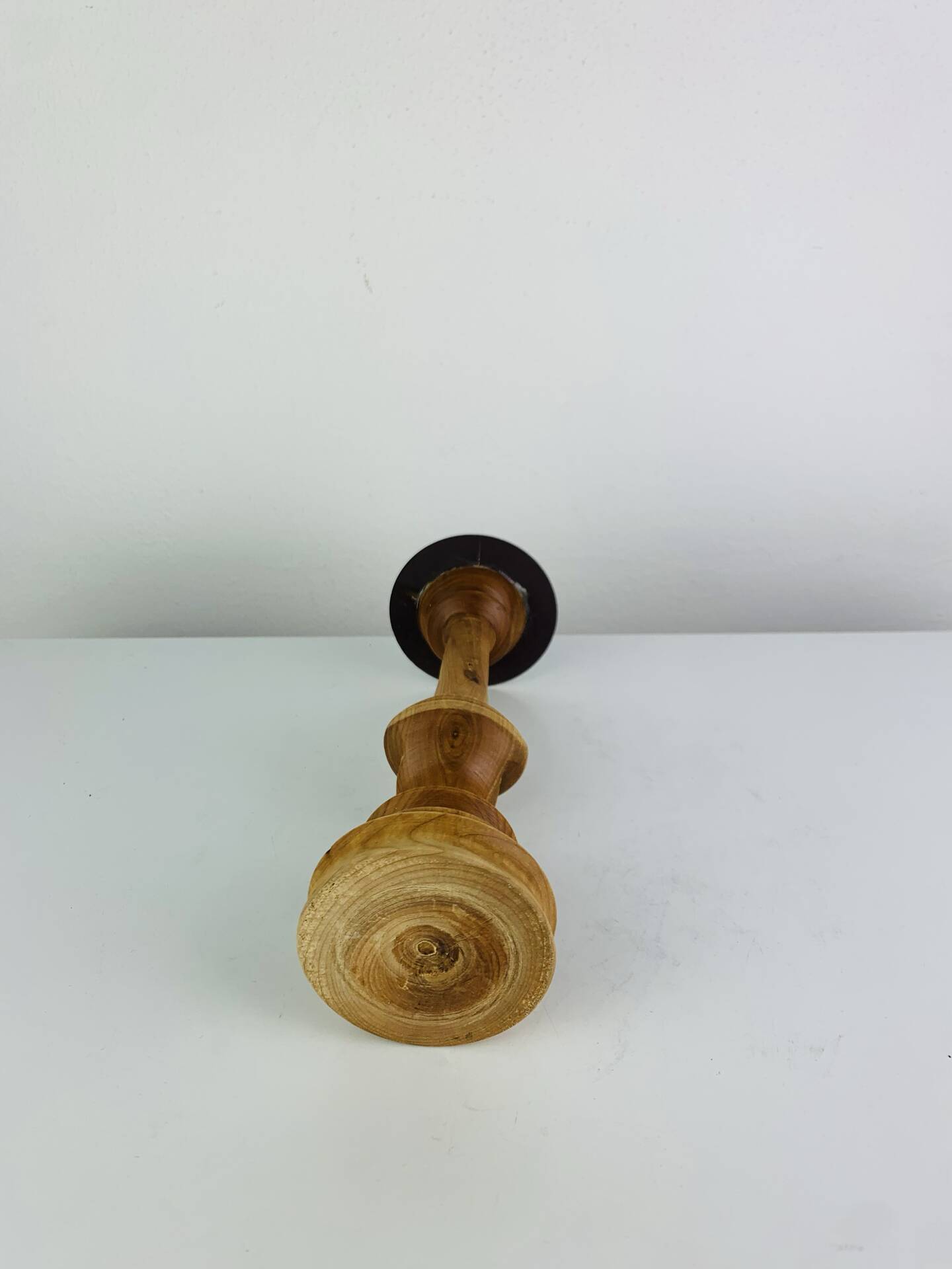 Bougeoir bois vintage 