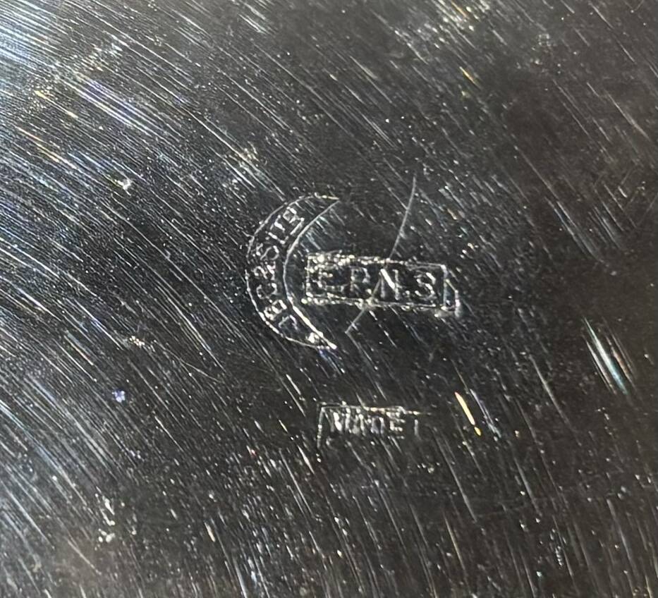 Vintage oval silver-plated tray J.B. Chatterley & Sons – Birmingham