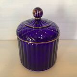 Cobalt blue and gold pot box