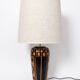Straw marquetry lamp, 1920s.