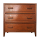 Commode en bois massif vintage