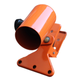 Seventies orange clip spot