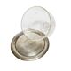 Art Nouveau bowl with crystal cake cover, Germany, 1920s, set of 2