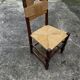 Set of 6 chairs and 2 armchairs, Brutalist style, 1950s