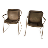 Set of penelope model armchairs by charles pollock