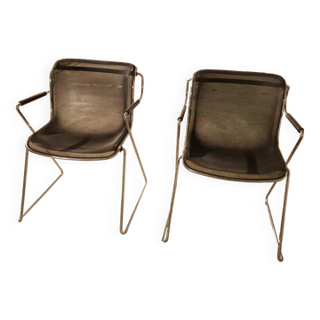 Set of penelope model armchairs by charles pollock