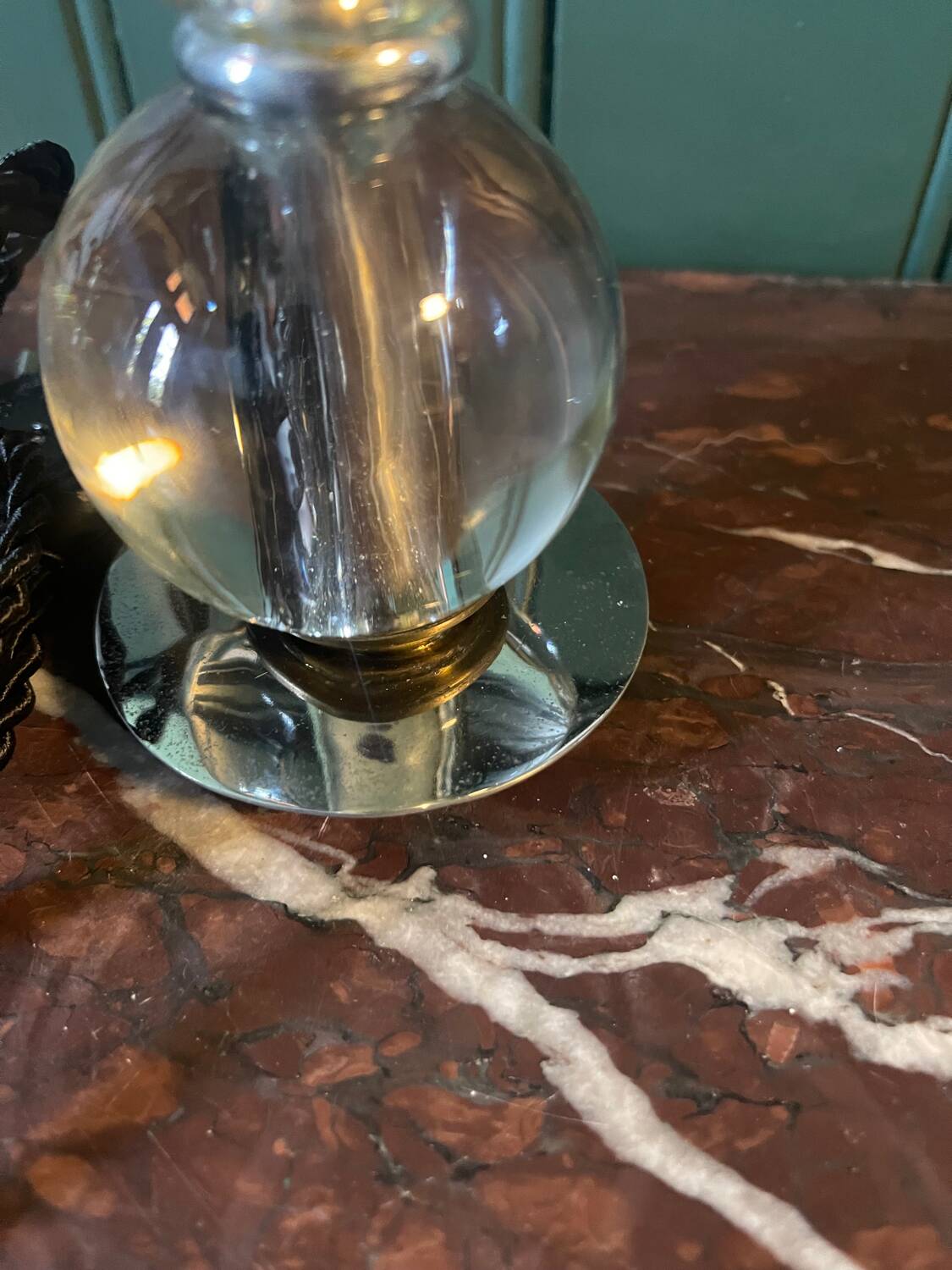 Pied de lampe style J. Adnet
