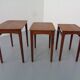 Danish Teak Nesting Tables, 1960s, Set of 3