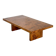 Vintage coffee table by Smania in burl wood
