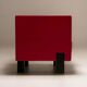 Poltrona Frau - Pair of red leather armchairs, “Moji” model - c. 2000