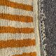 Large traditional handmade Berber rug custom size 3/4 m