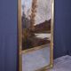 Golden wooden trumeau mirror, Louis XVI style – early 20th century