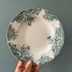 Series of 8 Terre de Fer 1900 soup plates in Onnaing earthenware