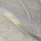 Vintage etched brass coffee table signed by Willy Daro, 1970s