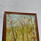 Signed oil landscape painting