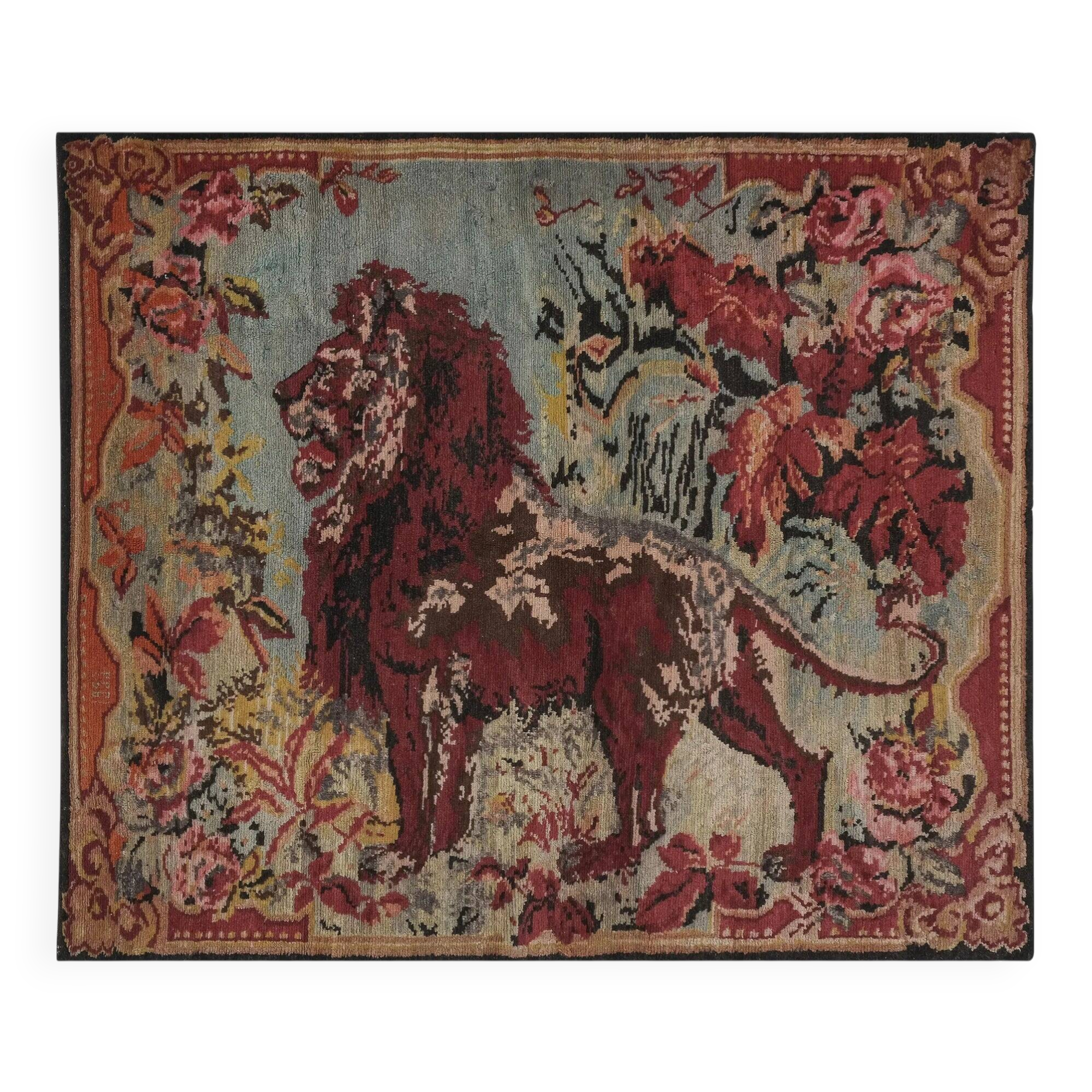 Tapis turc vintage fait main