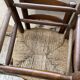 6 straw and oak chairs, mountain furniture
