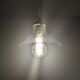 Vintage glass pendant lamp Westinghouse XIXth
