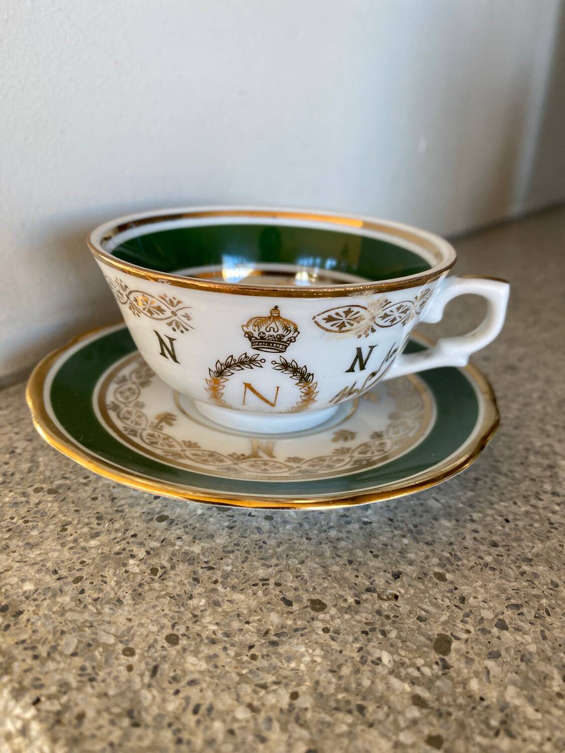 Tasse et sous tasse Napoléon