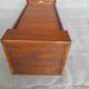 Filing cabinet with curtain and art nouveau desk