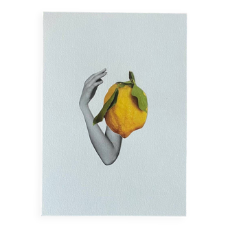 Lemon - Original collage