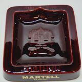 Imposant cendrier publicitaire en céramique Martell Cognac