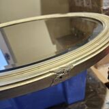 Miroir ovale biseauté