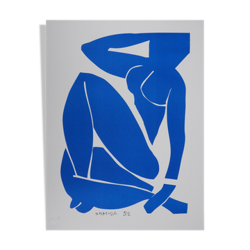 Henri Matisse: Blue Nude I, signed lithograph