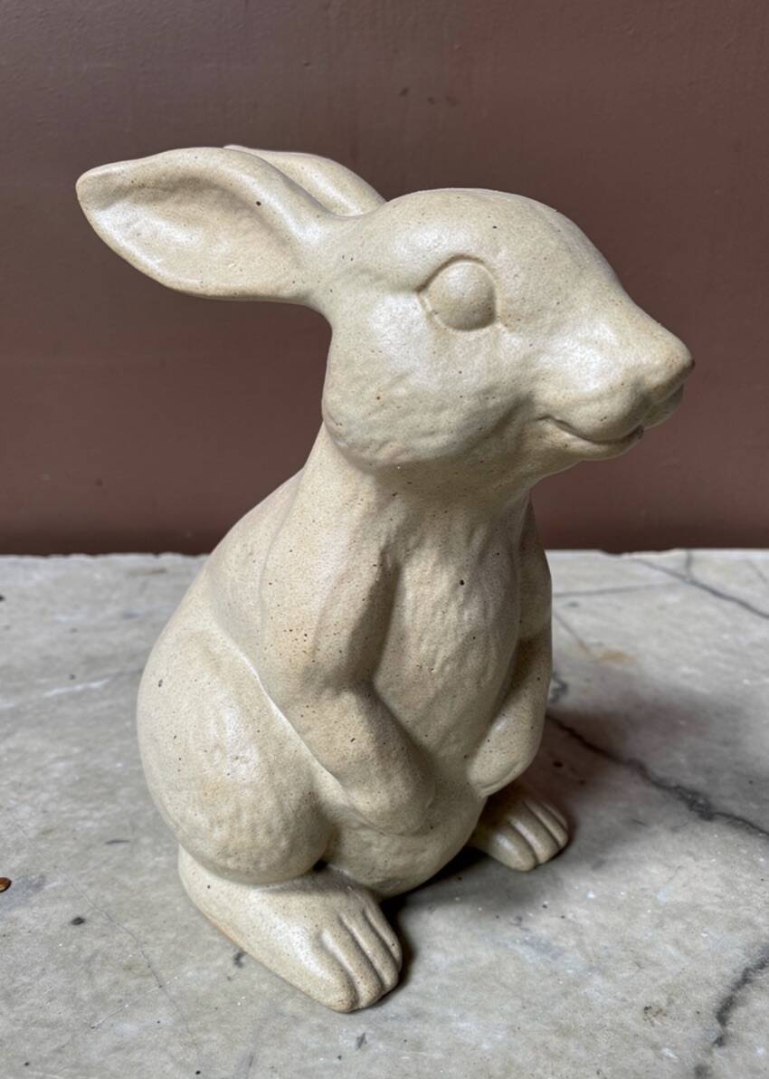 Antique ceramic rabbit
