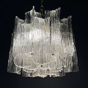 Murano glass chandelier "Eliche" by Venini, Italy, 1960s