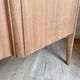 Vintage Mid-Century brass sabot ministerial/management desk