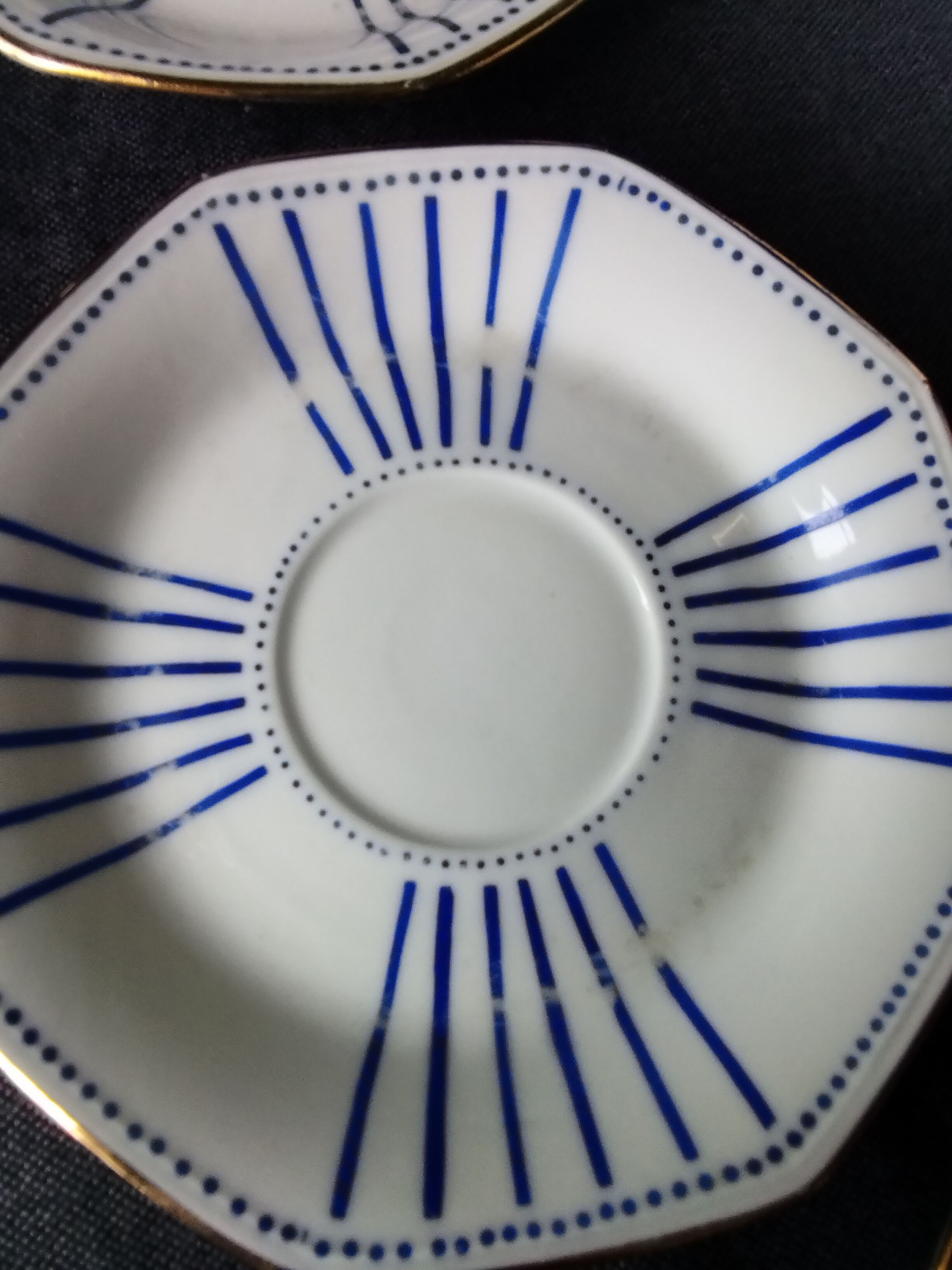 Service à thé en Porcelaine de Limoges F. Legrand and Cie art déco