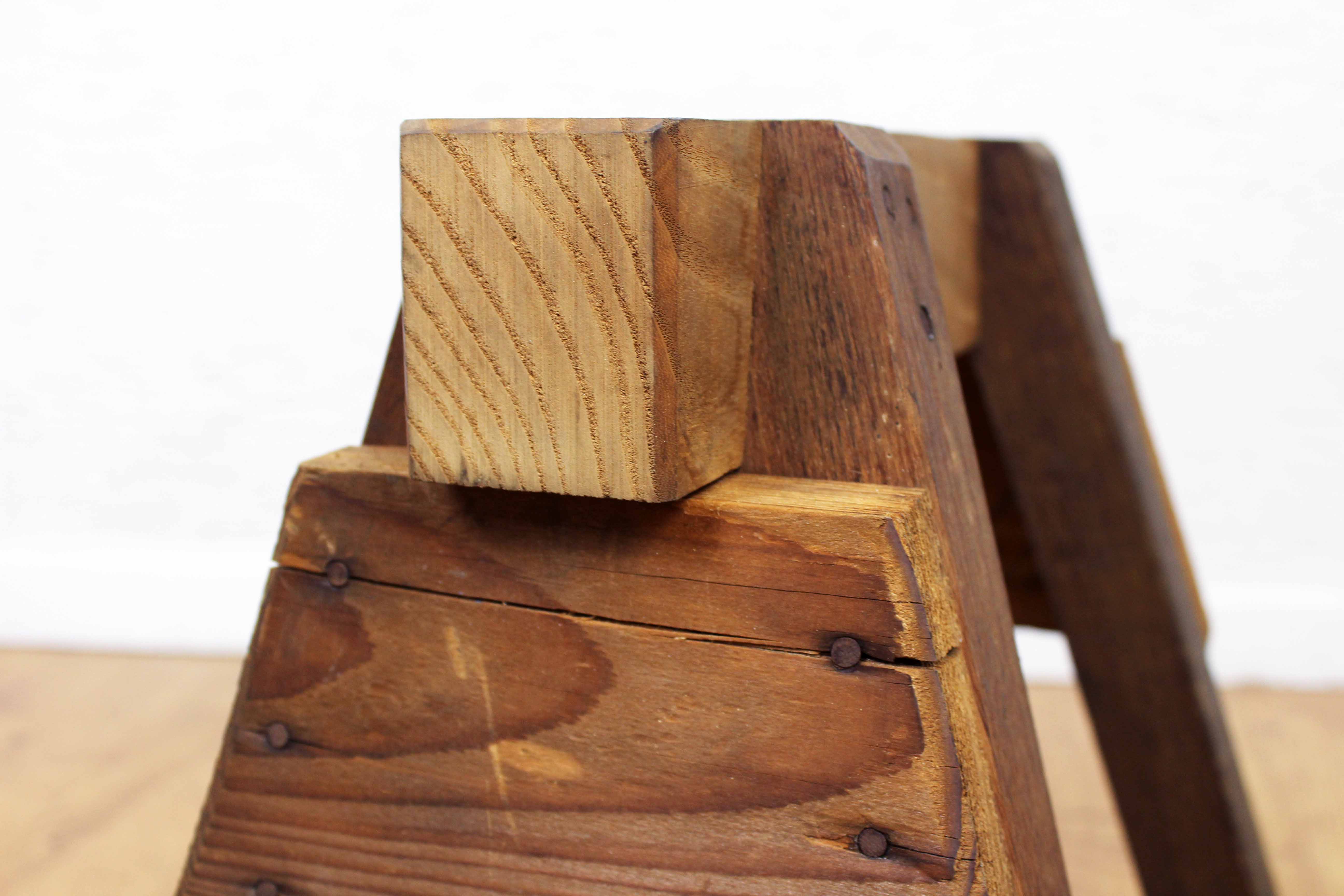 Pair of antique trestles