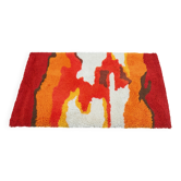 Tapis Rya Moderne en Laine, Danemark 1970s