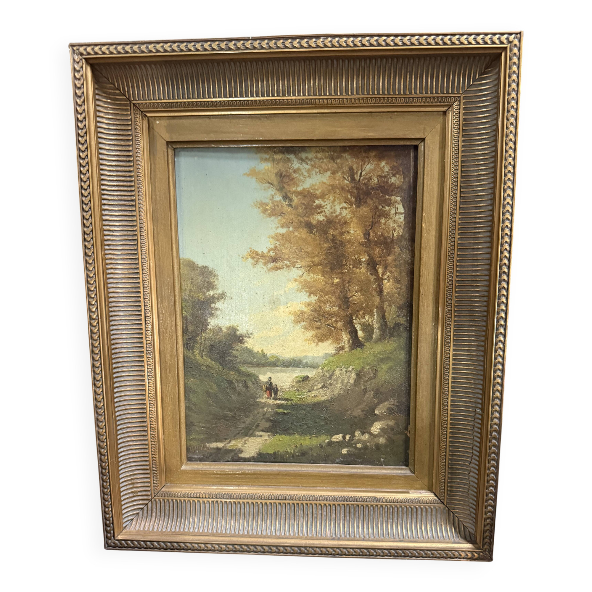 Tableau peinture sur bois