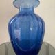 Vintage bubbled glass vase
