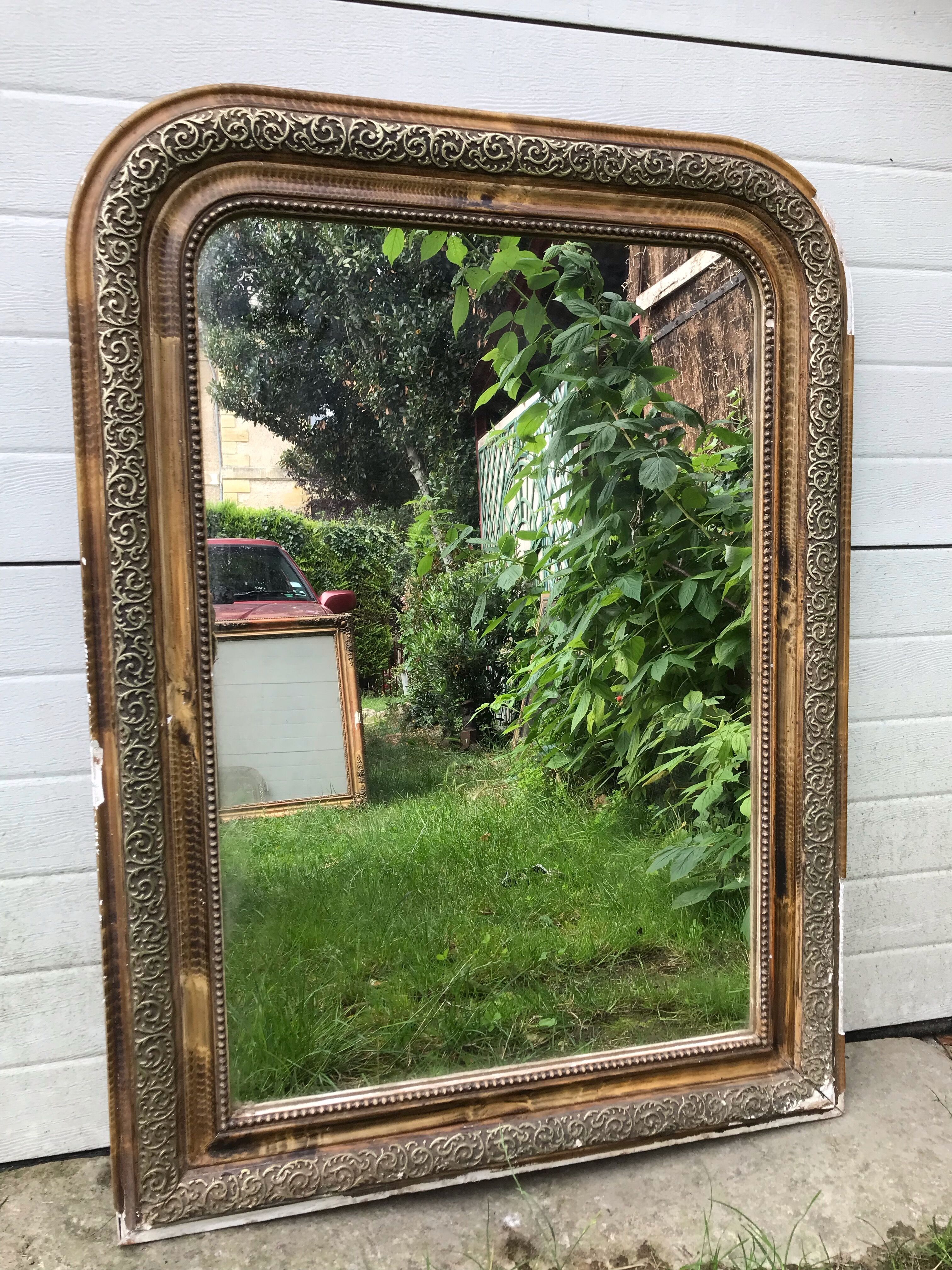 Mirror Louis-Philippe 105 x 75 cm