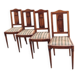Set of 4 chairs, 1950s/1970s