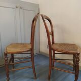 Pair of old wooden chairs